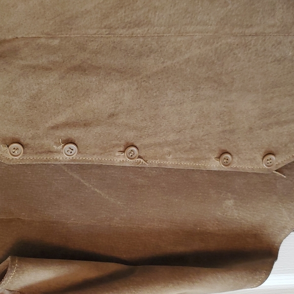 Vintage Cambridge Dry Goods Suede Leather Vest, Size L - Picture 6 of 10